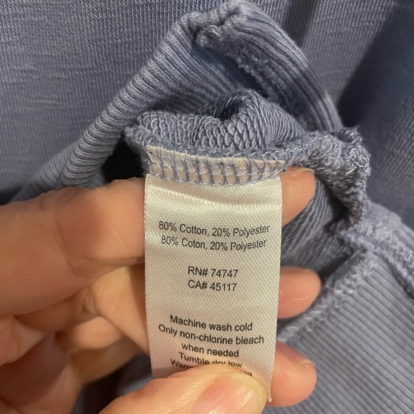 Cornflower Blue Natural Reflections women’s Hoodie Size L - Picture 6 of 6